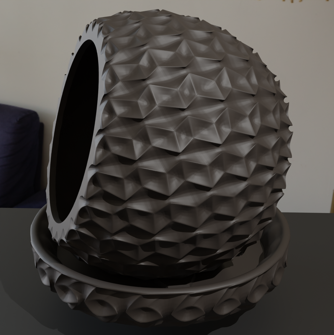 Maceta hexagonal