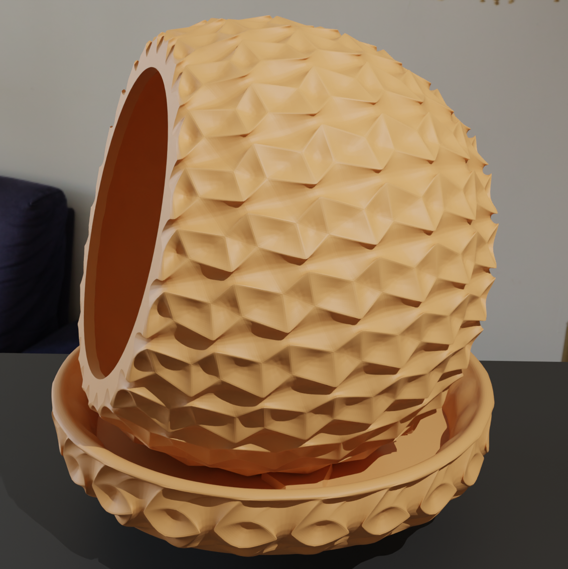 Maceta hexagonal