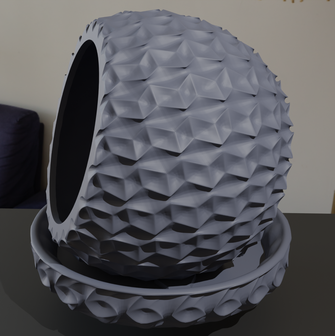 Maceta hexagonal