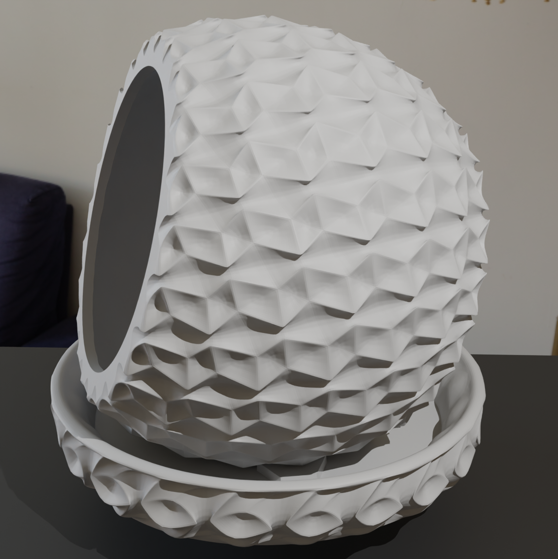 Maceta hexagonal