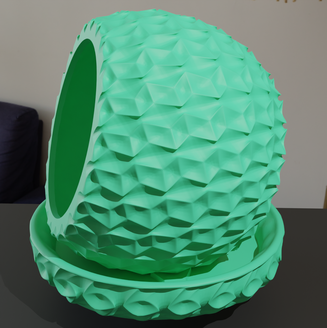 Maceta hexagonal