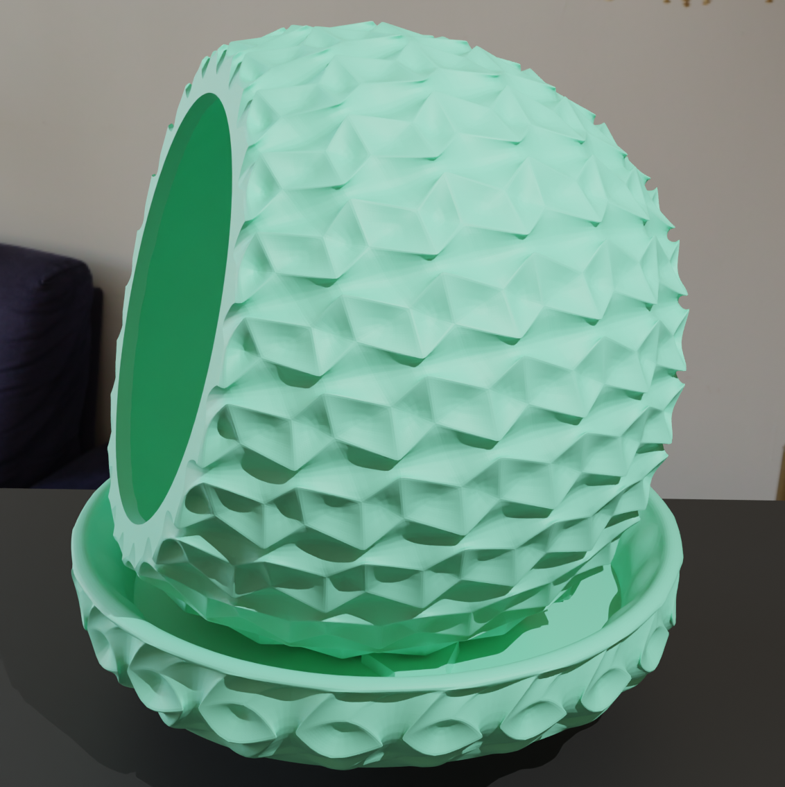 Maceta hexagonal