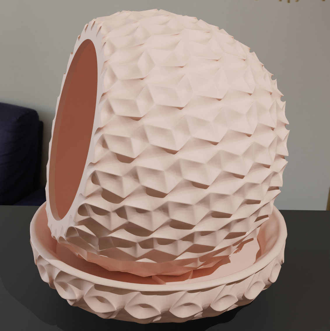 Maceta hexagonal