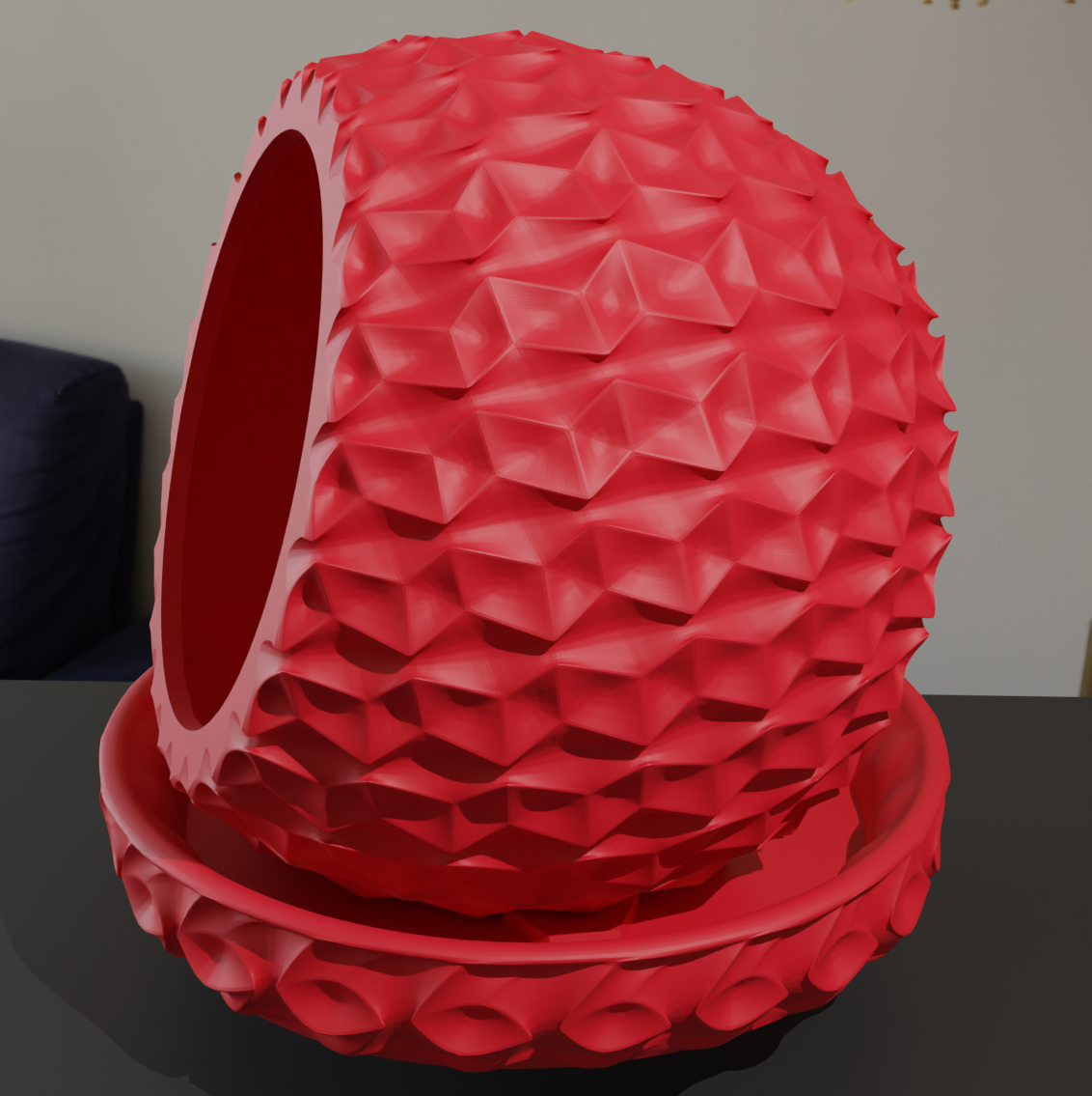Maceta hexagonal