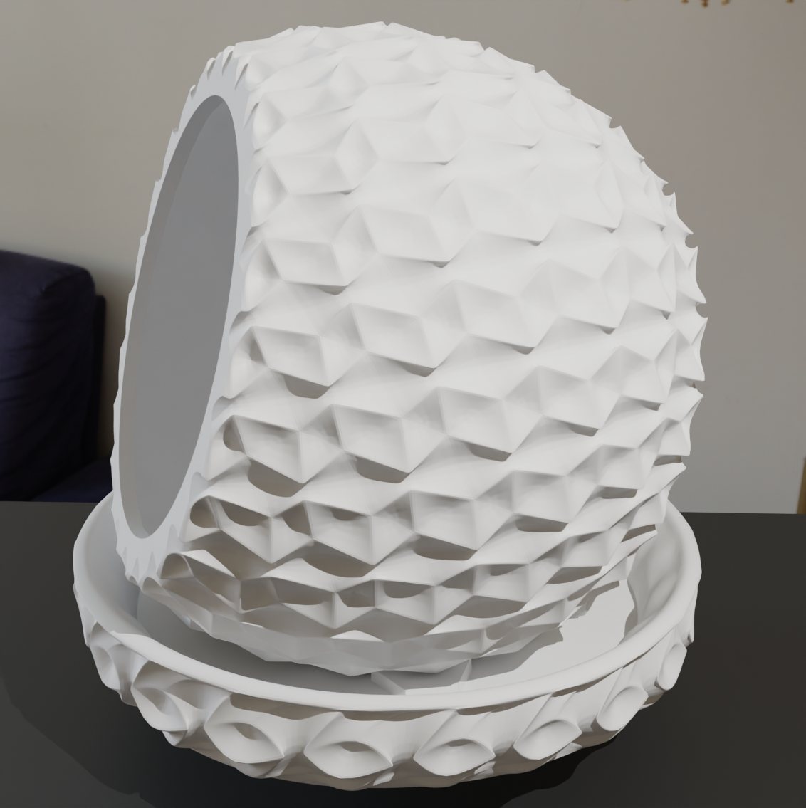 Maceta hexagonal
