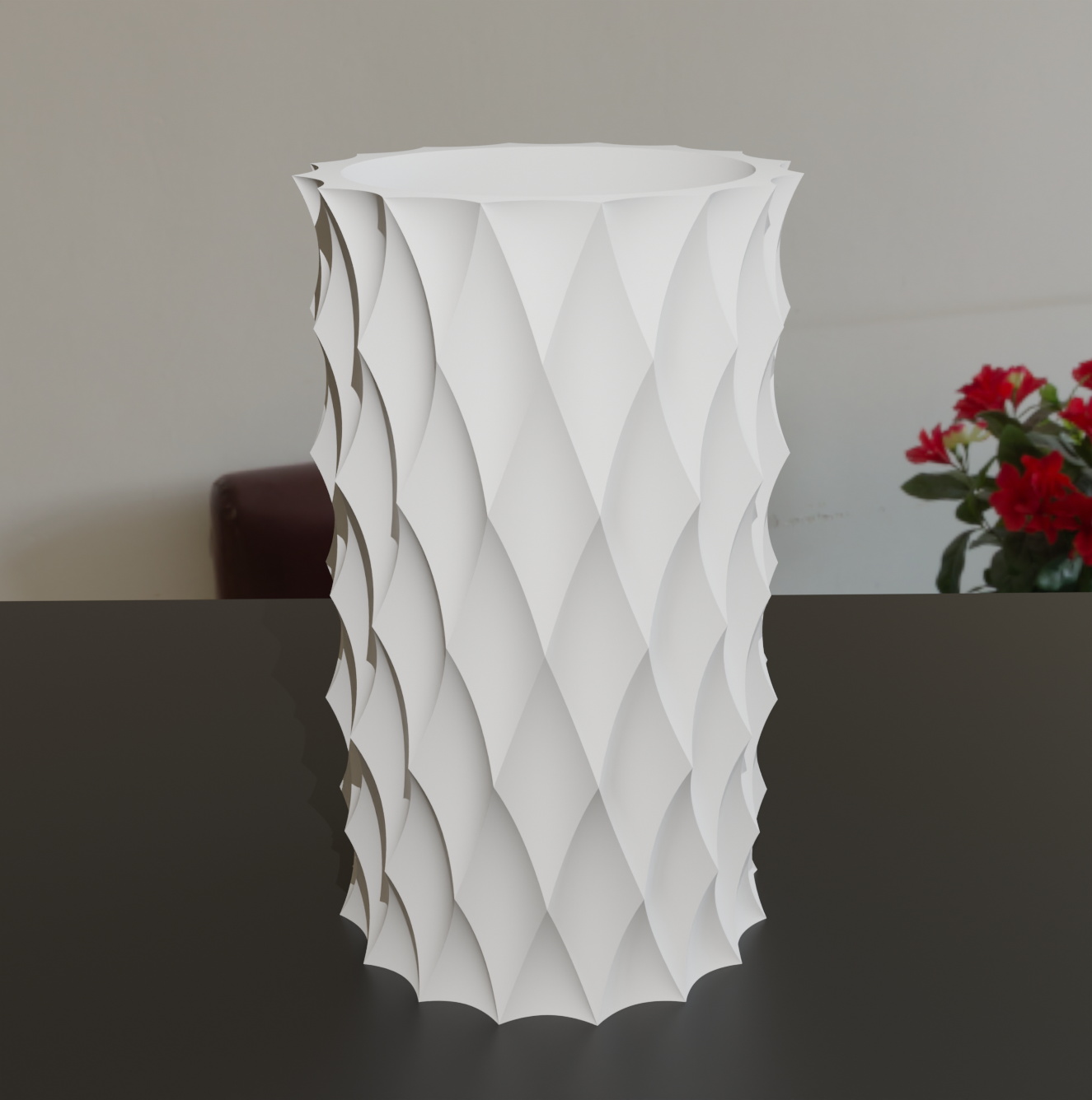 Diamond Flower Vase