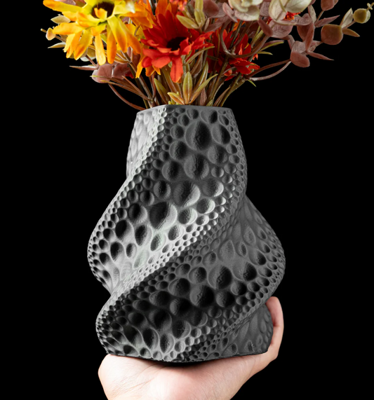 Jarrón de flores de luna
